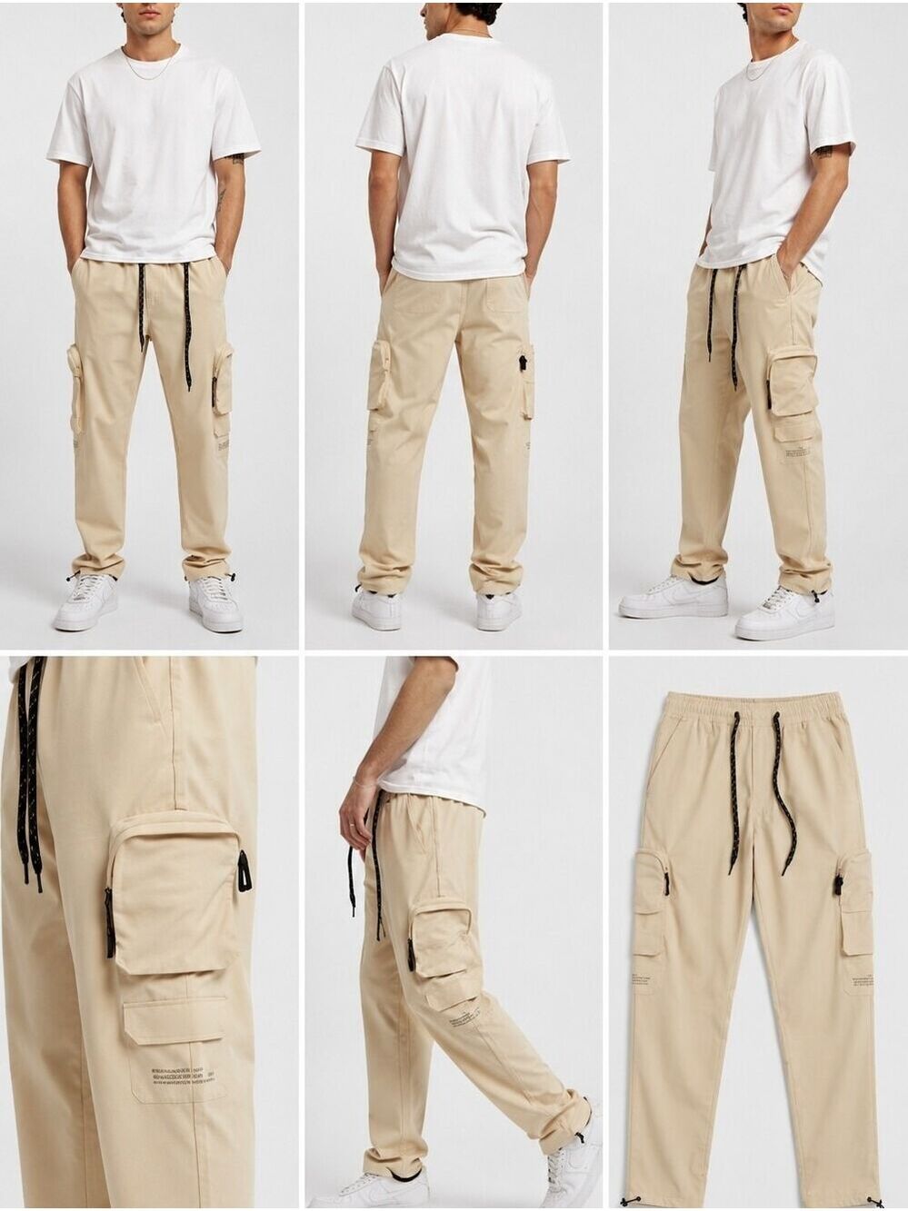 Bridges Utility Stretch Tech Nylon Cargo Pants -  M